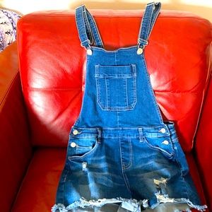 Overall Shorts